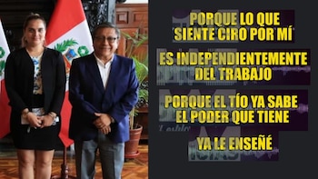 Audios revelan la influencia y