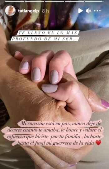 Historias de Instagram de Tatiana