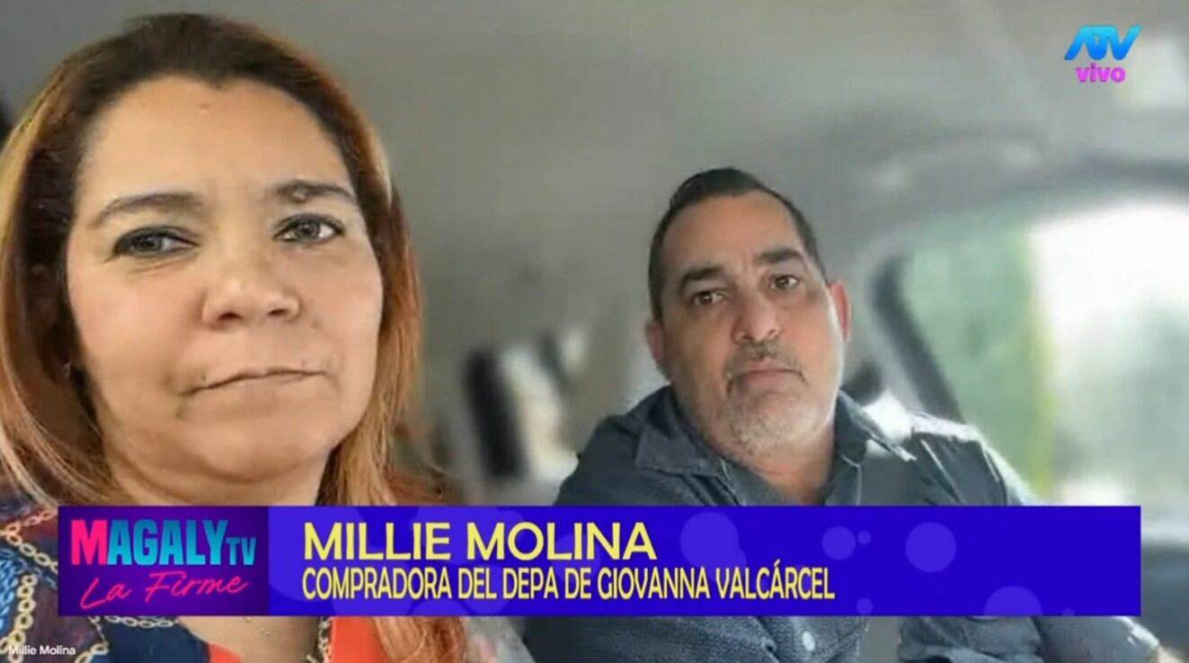 “La confianza nos traicionó”: pareja acusa a Giovanna Valcárcel de no devolver dinero tras frustrada venta. Infobae Perú / Captura TV - Magaly TV La Firme