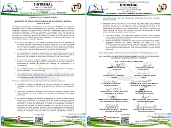 Sintrenal había anunciado un 'plan