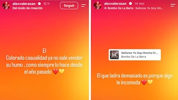 Las indirectas de Alex Valera a Eddie Fleischman.