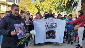 La madre de Joaquín encabezó