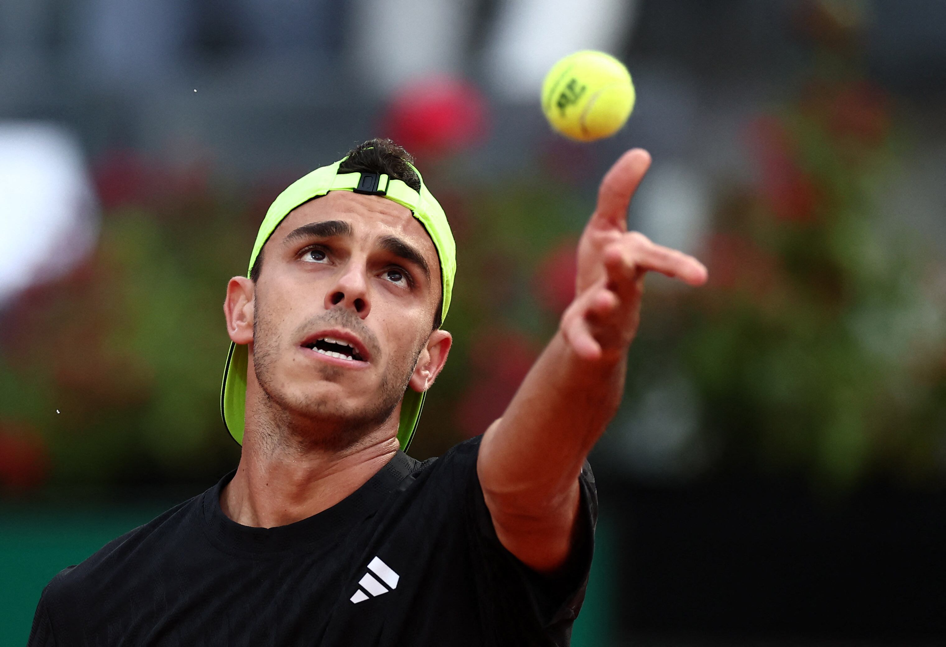 Francisco Cerúndolo arrancó 2025 con un rendimiento superlativo, pero cayó y no logró escalar (Foto: REUTERS/Yves Herman)