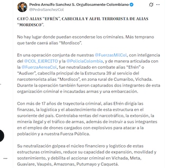Pedro Sánchez en X