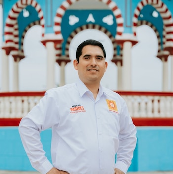 Michael Paredes, candidato del Partido el Buen Gobierno.