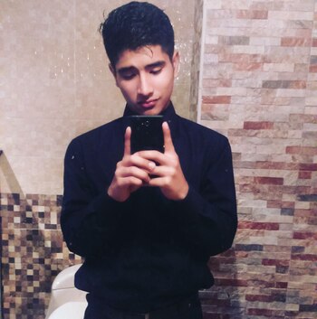 El estudiante Ángel Giancarlo Camero