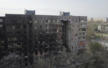 Los edificios destruidos de Mariupol