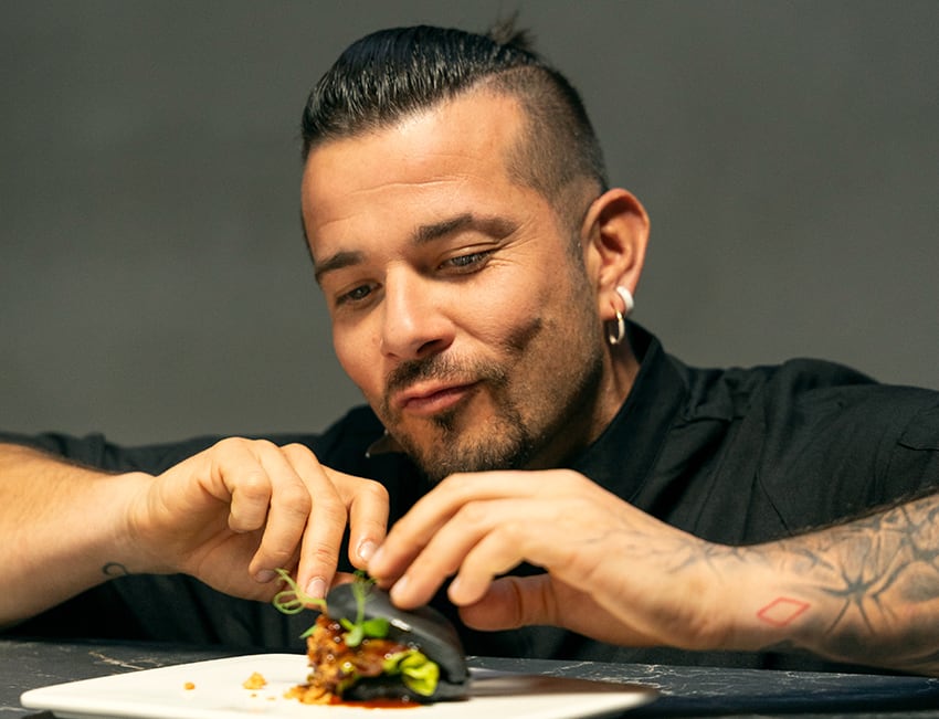 Carlos Maldonado en las imágenes de promoción de su colaboración con Sumo (Cedida)