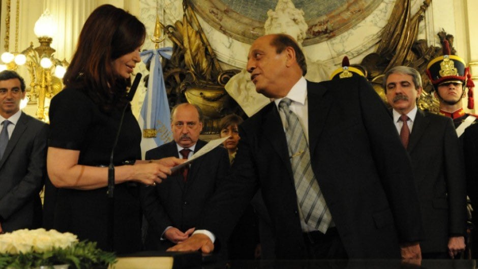 Mussi durante su etapa como funcionario de CFK