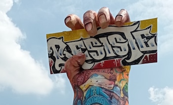 El Monumento de la Resistencia está ubicado en Puerto Resistencia –antes llamado Puerto Rellena– de Cali (Valle del Cauca) - crédito Remux Creative Commons/Europa Press