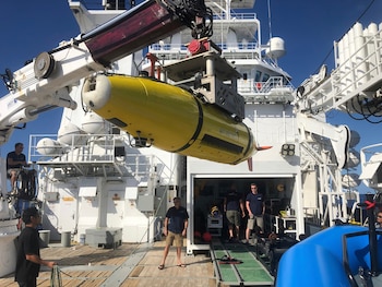 Un minisubmarino autónomo utilizado en