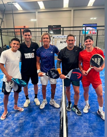 Los jugadores de la selección argentina que coincidieron en Ibiza
