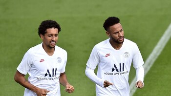 Marquinhos y Neymar son compañeros