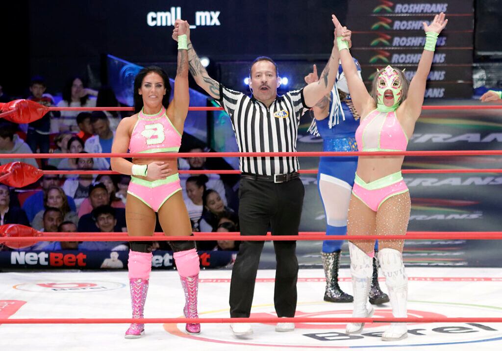 Con Tessa Blanchard formó una gran dupla y hasta lograron ganar el Campeonato Mundial de Parejas del CMLL