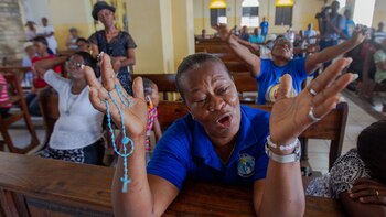 La Iglesia católica haitiana condena