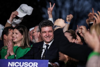 Nicusor Dan, que hizo campaña