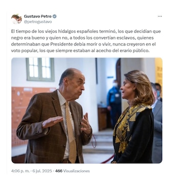 Con una publicación en redes