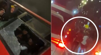 Agreden a hinchas de Universitario