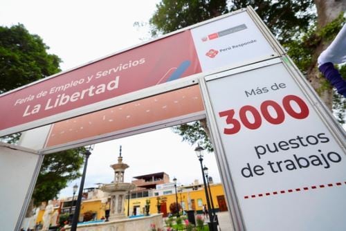 La jornada en Trujillo coincidió con las acciones del MTPE para fortalecer los servicios de empleabilidad en La Libertad. Foto: Andina