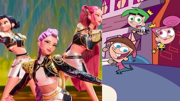 Así se verían Las Guerreras K-pop como personajes de Los padrinos mágicos