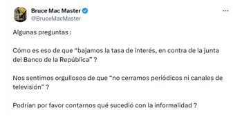 Bruce Mac Master, presidente de