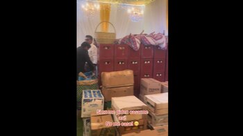 La grabación muestra un momento