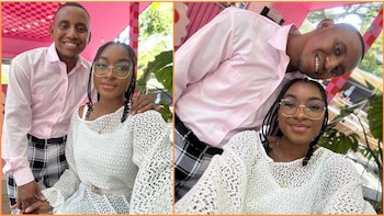 Paola Balanta y su esposo