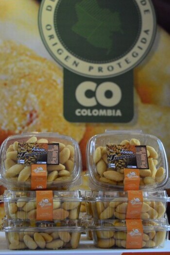 Achiras colombianas con el sello