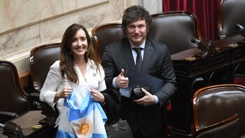 Javier Milei y Victoria Villarruel