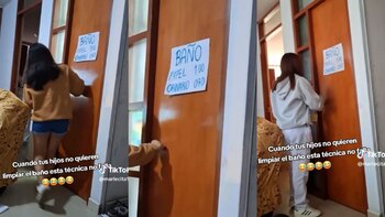 Madre peruana implementa curiosa estrategia