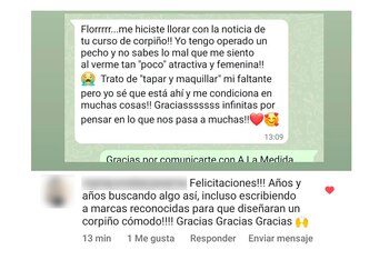 Algunos de los mensajes que