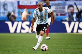 Mascherano, ante Francia, en el