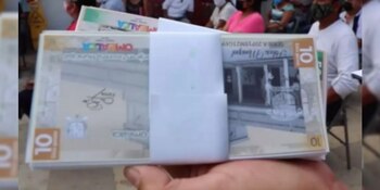 Billetes impresos por el Ayuntamiento