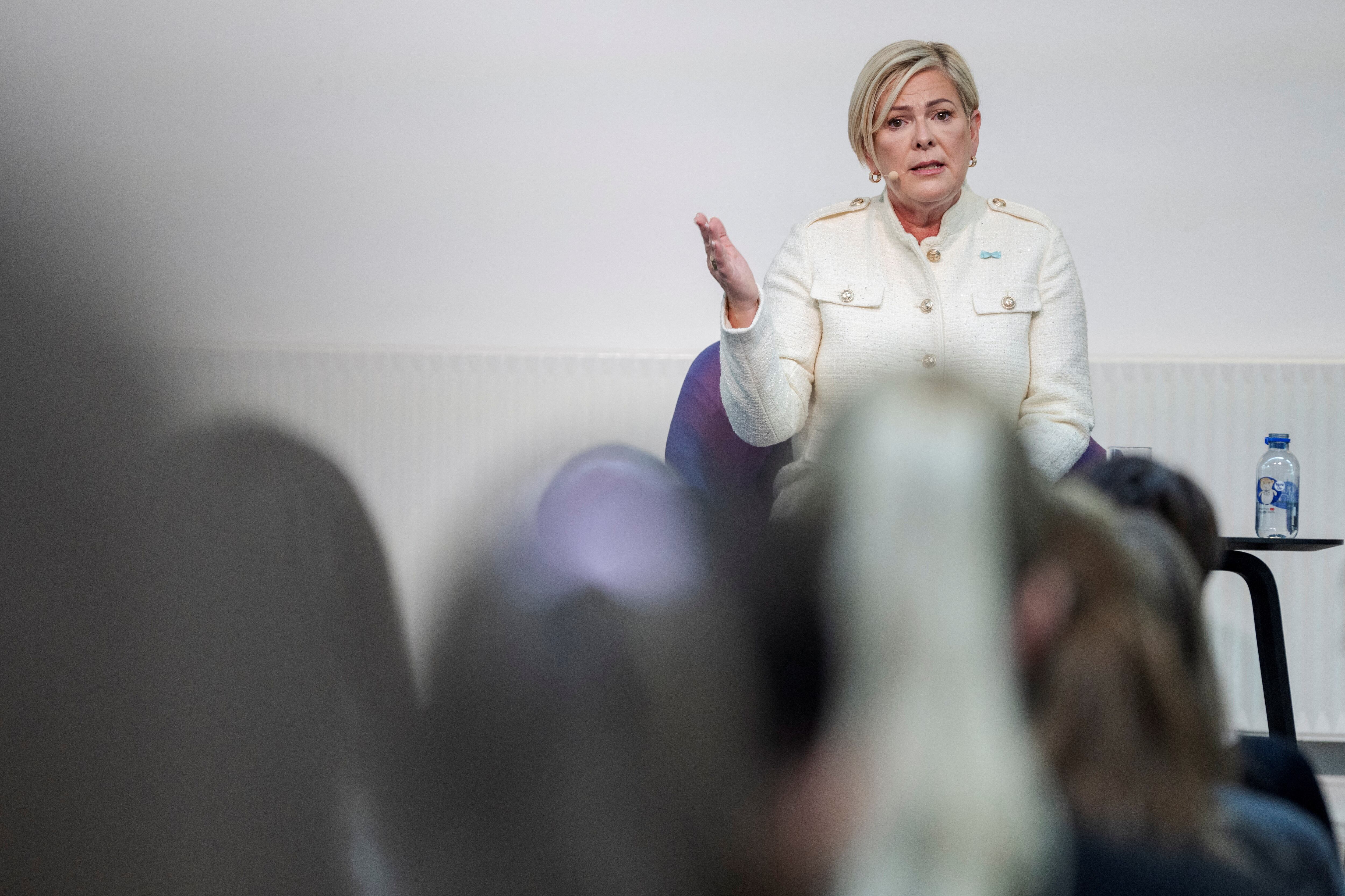 La presidenta de Islandia, Halla Tomasdottir. (REUTERS)