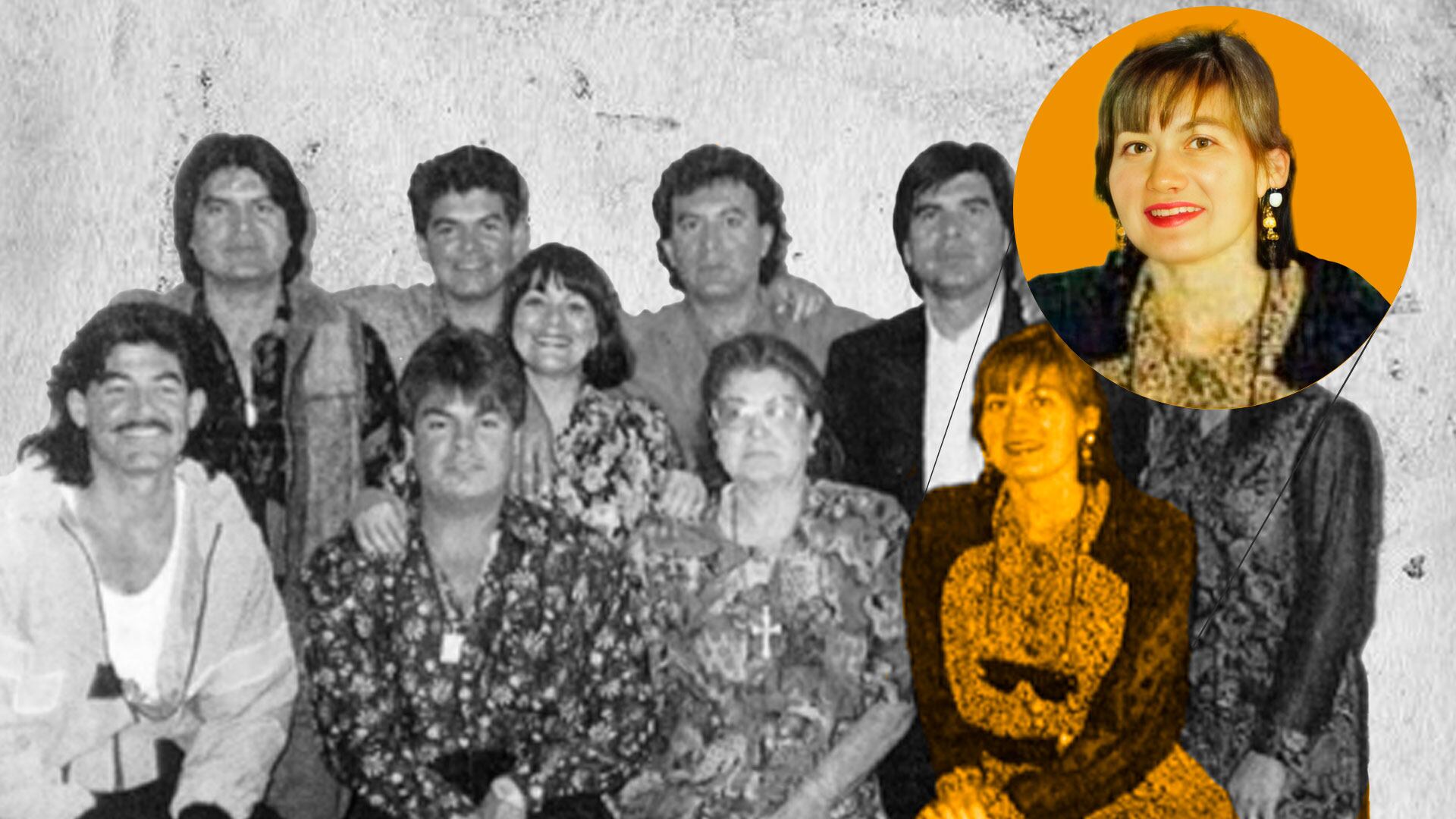 Enedina Arellano Félix, actual líder del cártel, junto a sus hermanos y hermanas.