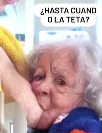 Natalia Reyes envió mensaje, pero