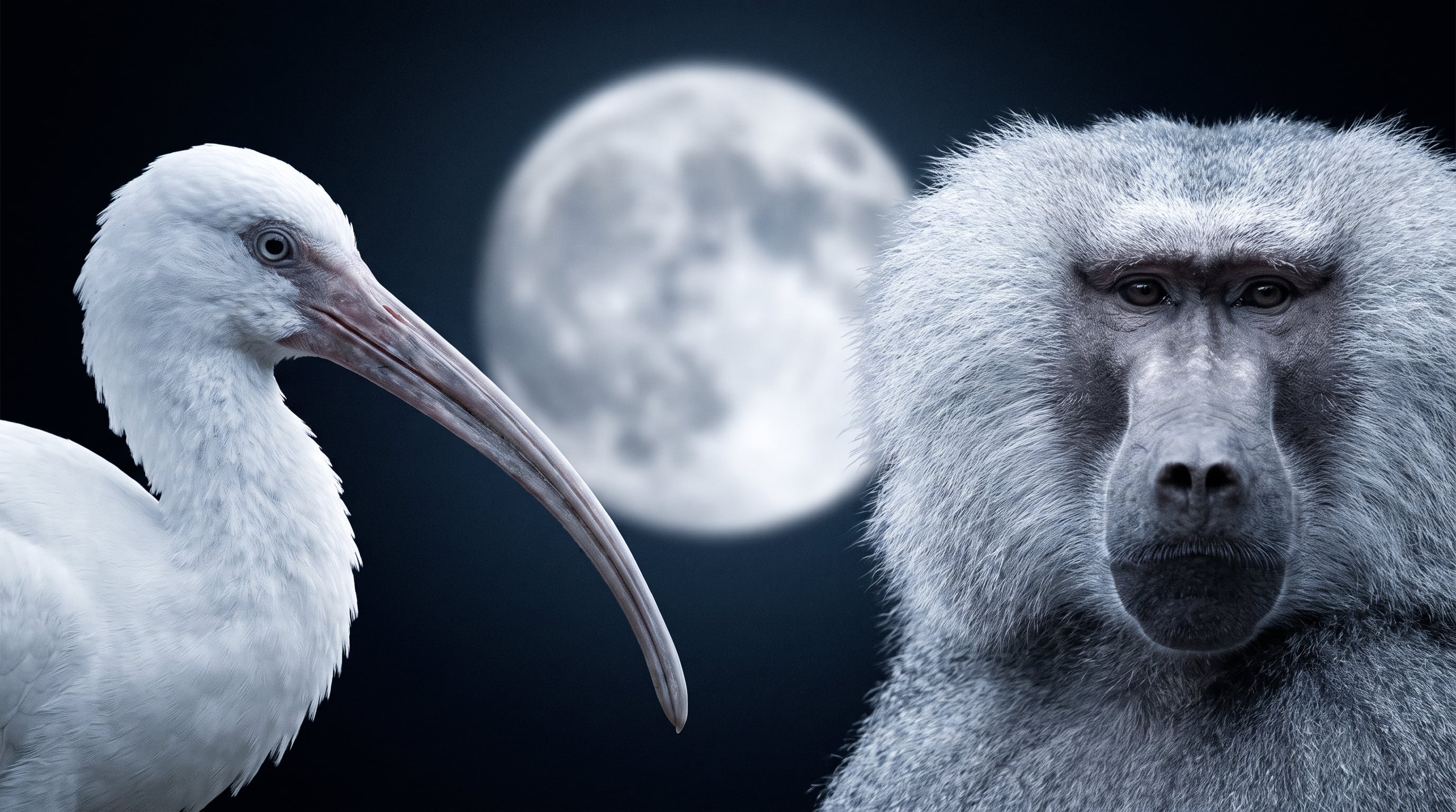 Un misterio de más de un siglo, dos animales con brillo lunar y un enigma resuelto: quién era el dios egipcio Thot