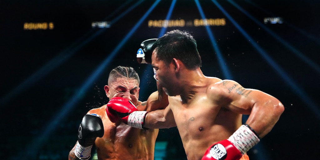 Manny Pacquiao volvió del retiro a los 46 años y empató en una ajustada pelea por el título mundial ante Mario Barrios: “Pienso que gané” - Infobae