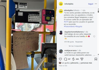 El texto del cartel apeló al beneficio mutuo de llegar temprano a casa mediante la cooperación en la ruta (infositpbta(Instagram)