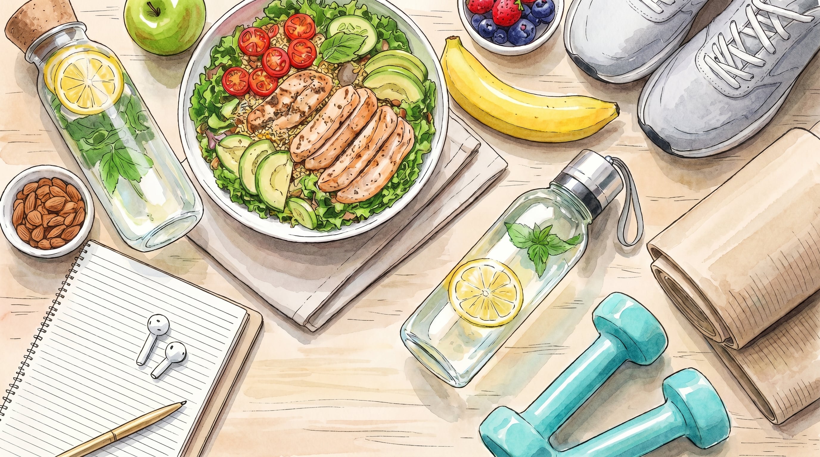 La pérdida de peso sostenible se construye con cambios graduales y permanentes en la alimentación y la actividad física. (Imagen Ilustrativa Infobae)