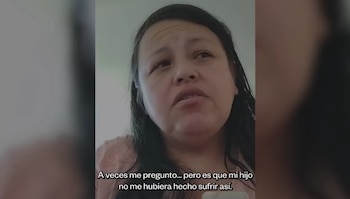 Adriana Garzón, madre del migrante colombiano detenido en EE. UU., afirmó que su hijo no tenía motivos para quitarse la vida - crédito captura de pantalla Telemundo
