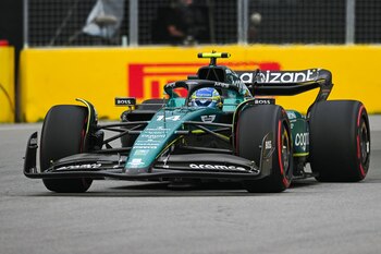 Fernando Alonso durante la segunda