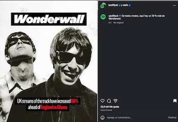 Liam Gallagher reaccionó a la respuesta de los fans con "Wonderwall"