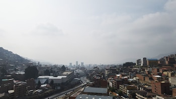 Vista del humo causado por