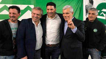 Julián Domínguez junto a Alberto