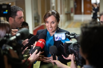 La ministra de Sanidad, Mónica