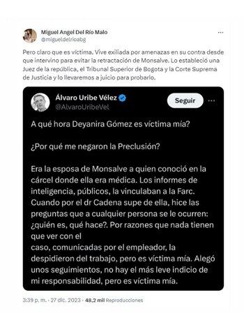 Con esta publicación en su