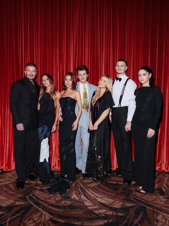 La familia Beckham celebró el