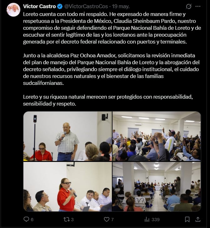 Esta acción se da en el mismo contexto en el que la Semarnat anunció que el proyecto de Perfect Day, en Mahahual, no sería autorizado debido a los problemas ambientales que causaría. (Captura de mañana)