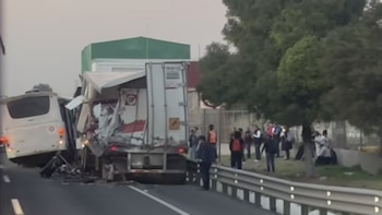 Choque de transporte público en